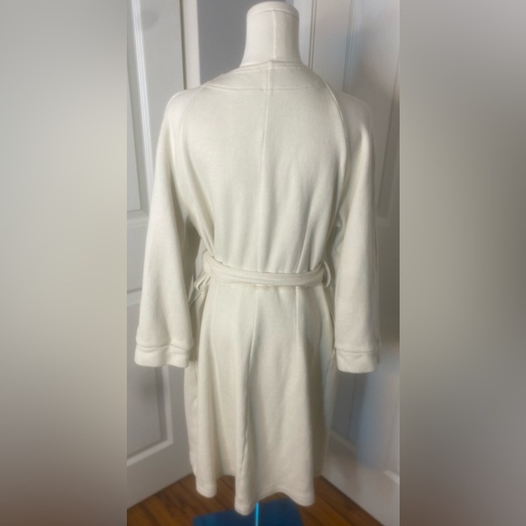 Cream Button-Up Sweater Coat Dress - Picture 3 of 3